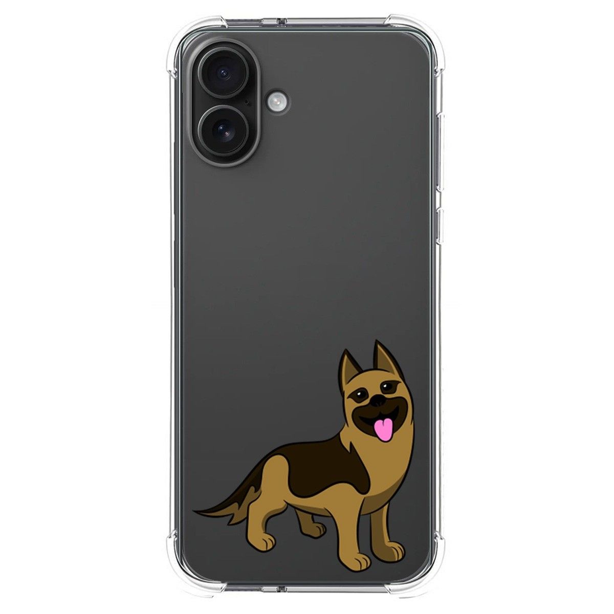 Funda Silicona Antigolpes para Iphone 16 Plus (6.7) diseño Perros 03 Dibujos