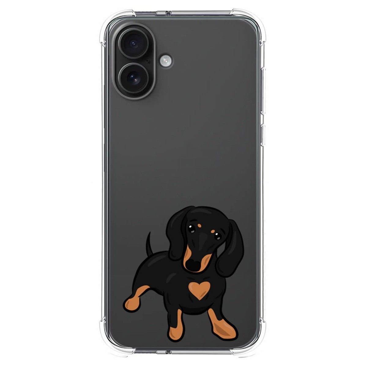 Funda Silicona Antigolpes para Iphone 16 Plus (6.7) diseño Perros 04 Dibujos