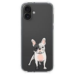 Funda Silicona Antigolpes para Iphone 16 Plus (6.7) diseño Perros 06 Dibujos