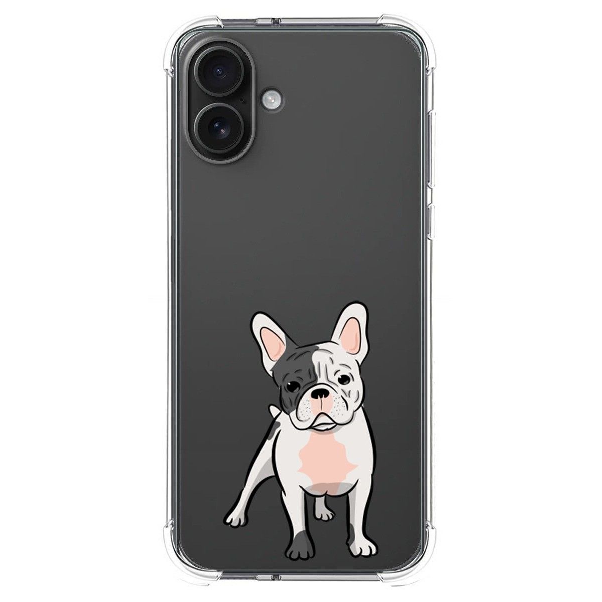 Funda Silicona Antigolpes para Iphone 16 Plus (6.7) diseño Perros 06 Dibujos