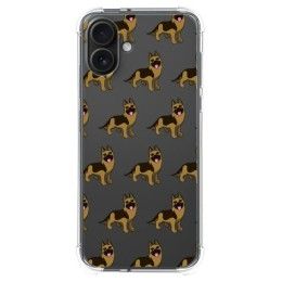 Funda Silicona Antigolpes para Iphone 16 Plus (6.7) diseño Perros 09 Dibujos