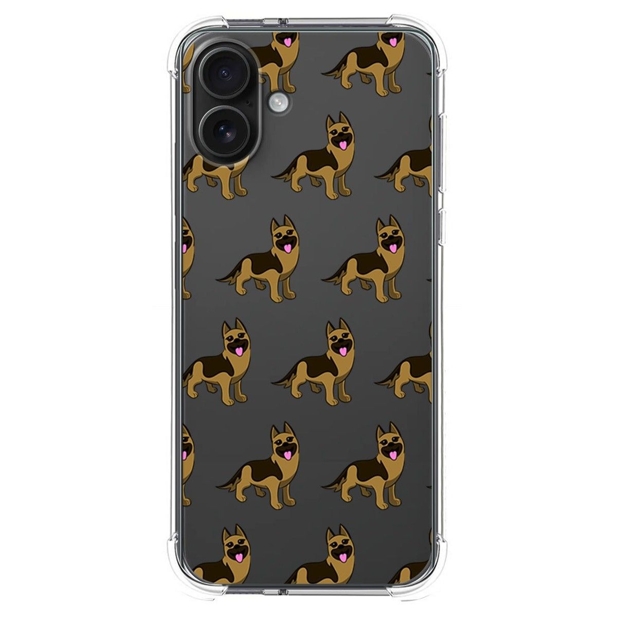 Funda Silicona Antigolpes para Iphone 16 Plus (6.7) diseño Perros 09 Dibujos