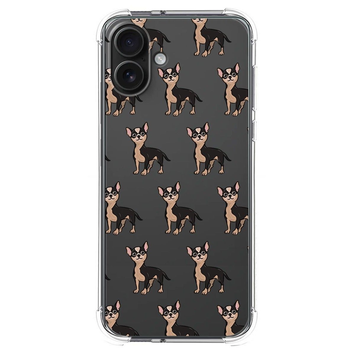 Funda Silicona Antigolpes para Iphone 16 Plus (6.7) diseño Perros 11 Dibujos