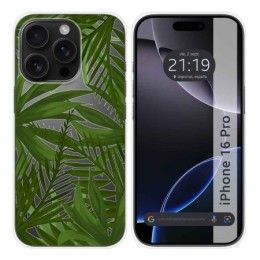 Funda Silicona Transparente para Iphone 16 Pro (6.3) diseño Jungla Dibujos