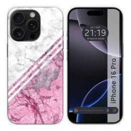 Funda Silicona para Iphone 16 Pro (6.3) diseño Mármol 03 Dibujos