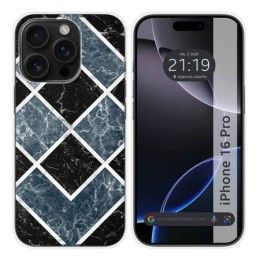 Funda Silicona para Iphone 16 Pro (6.3) diseño Mármol 06 Dibujos