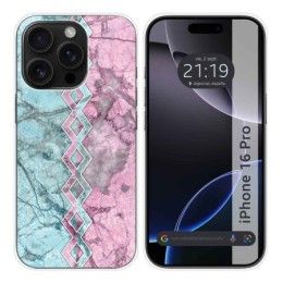 Funda Silicona para Iphone 16 Pro (6.3) diseño Mármol 08 Dibujos