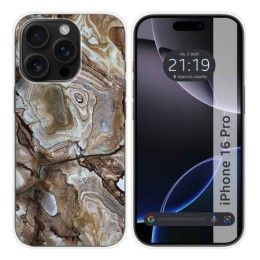 Funda Silicona para Iphone 16 Pro (6.3) diseño Mármol 14 Dibujos