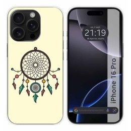 Funda Silicona para Iphone 16 Pro (6.3) diseño Atrapasueños Dibujos