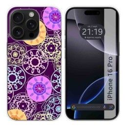 Funda Silicona para Iphone 16 Pro (6.3) diseño Radial Dibujos