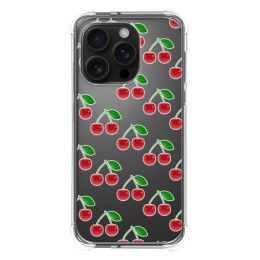 Funda Silicona Antigolpes para Iphone 16 Pro (6.3) diseño Cerezas Dibujos