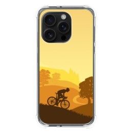 Funda Silicona Antigolpes para Iphone 16 Pro (6.3) diseño Ciclista Dibujos