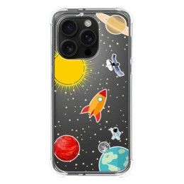 Funda Silicona Antigolpes para Iphone 16 Pro (6.3) diseño Espacio Dibujos