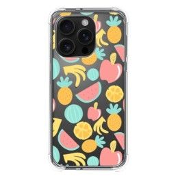 Funda Silicona Antigolpes para Iphone 16 Pro (6.3) diseño Frutas 02 Dibujos