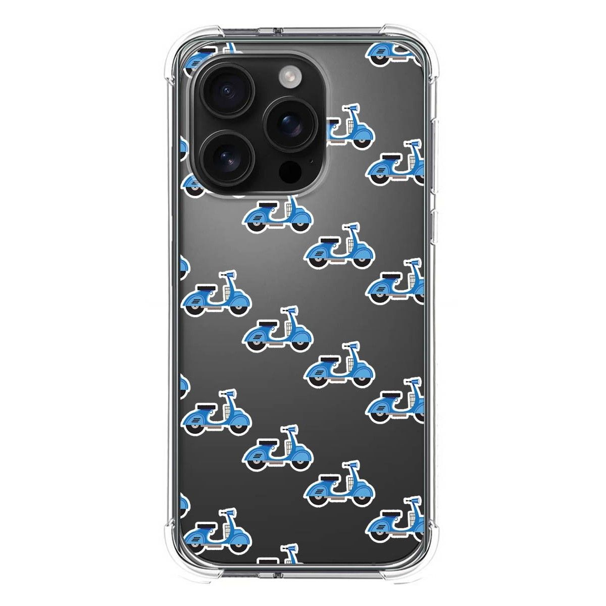 Funda Silicona Antigolpes para Iphone 16 Pro (6.3) diseño Scooter Dibujos