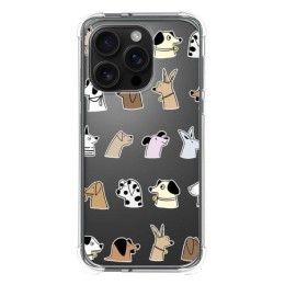 Funda Silicona Antigolpes para Iphone 16 Pro (6.3) diseño Perros Dibujos