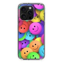 Funda Silicona Antigolpes para Iphone 16 Pro (6.3) diseño Smile Dibujos