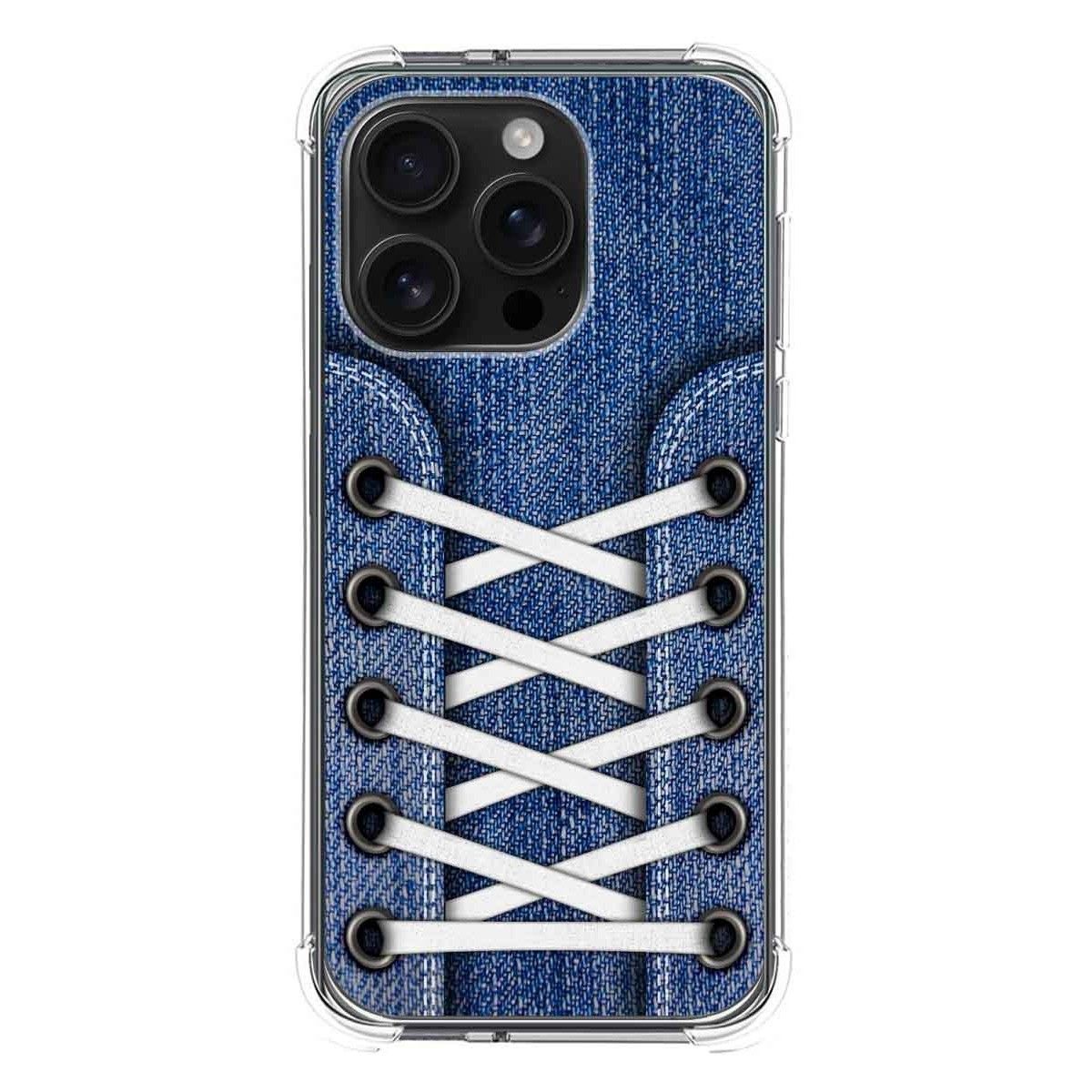 Funda Silicona Antigolpes para Iphone 16 Pro (6.3) diseño Zapatillas 01 Dibujos