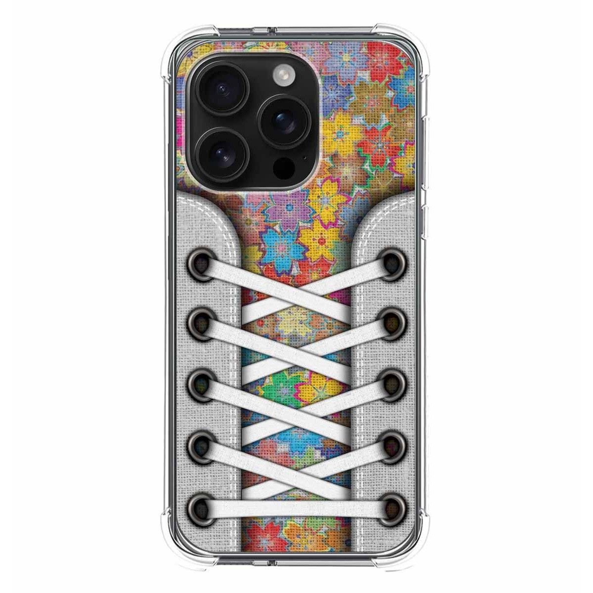 Funda Silicona Antigolpes para Iphone 16 Pro (6.3) diseño Zapatillas 05 Dibujos