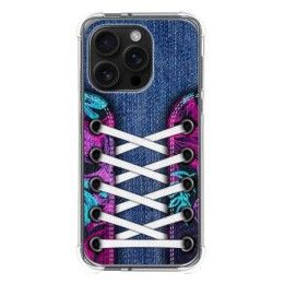 Funda Silicona Antigolpes para Iphone 16 Pro (6.3) diseño Zapatillas 06 Dibujos