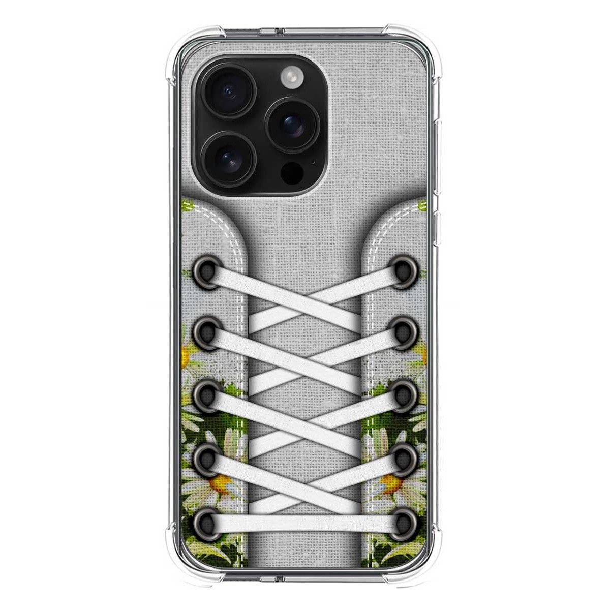 Funda Silicona Antigolpes para Iphone 16 Pro (6.3) diseño Zapatillas 08 Dibujos