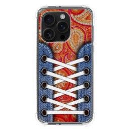 Funda Silicona Antigolpes para Iphone 16 Pro (6.3) diseño Zapatillas 10 Dibujos