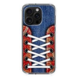 Funda Silicona Antigolpes para Iphone 16 Pro (6.3) diseño Zapatillas 11 Dibujos