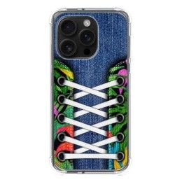 Funda Silicona Antigolpes para Iphone 16 Pro (6.3) diseño Zapatillas 13 Dibujos