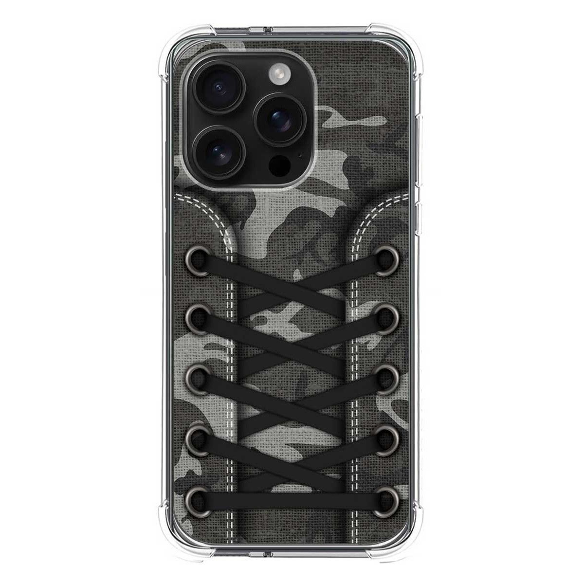 Funda Silicona Antigolpes para Iphone 16 Pro (6.3) diseño Zapatillas 15 Dibujos