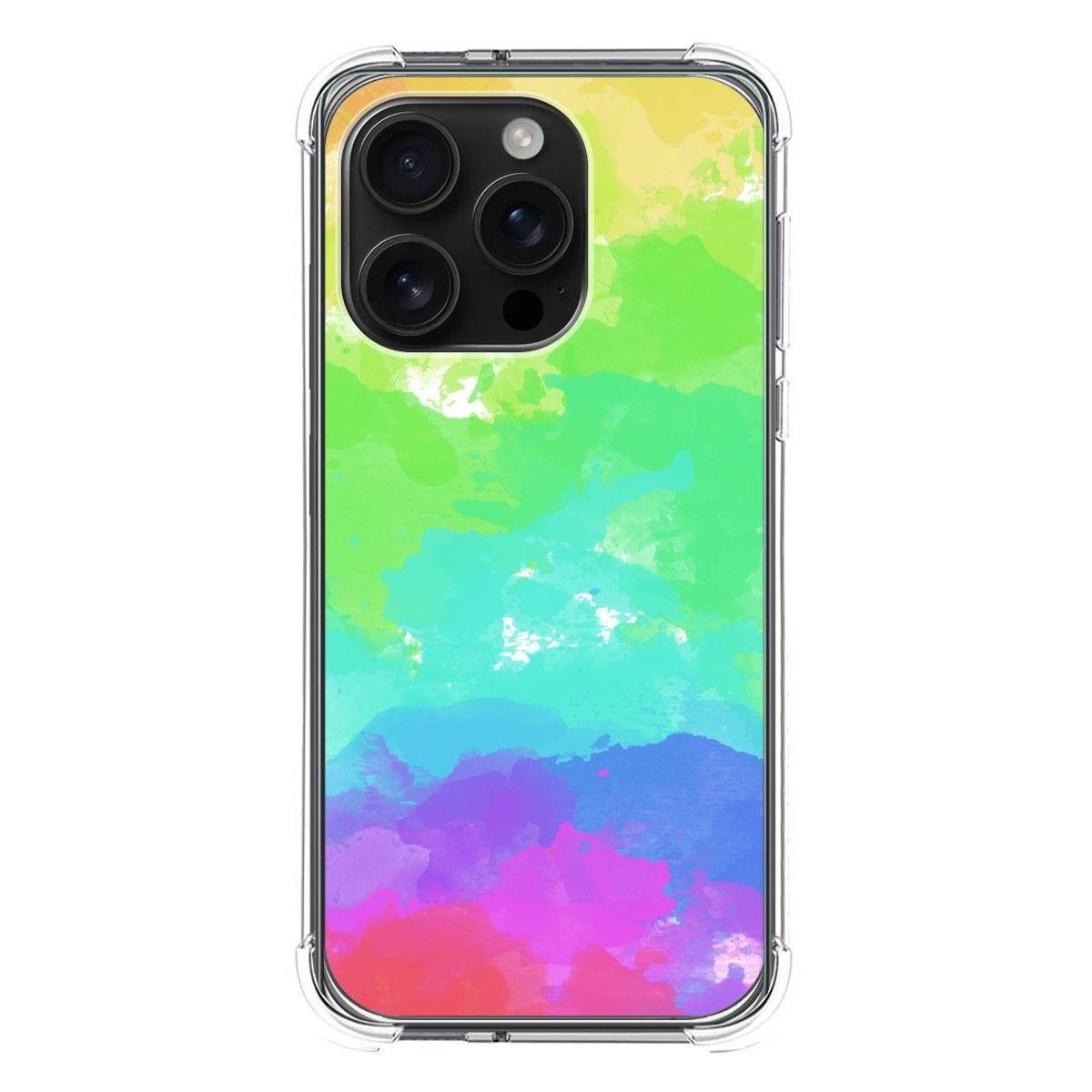 Funda Silicona Antigolpes para Iphone 16 Pro (6.3) diseño Acuarela 03 Dibujos