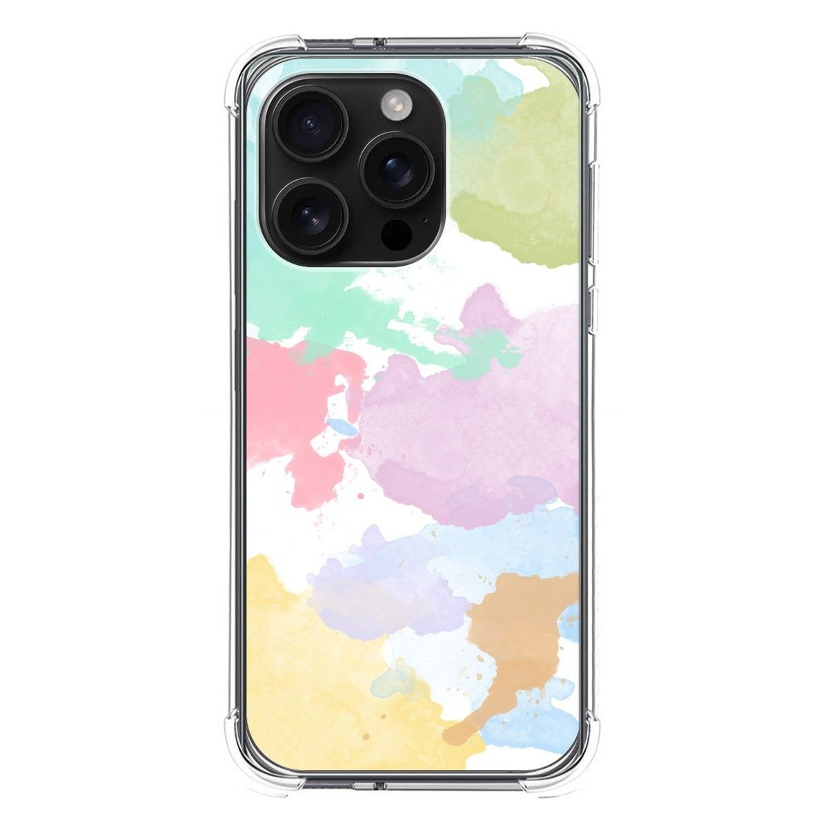 Funda Silicona Antigolpes para Iphone 16 Pro (6.3) diseño Acuarela 11 Dibujos