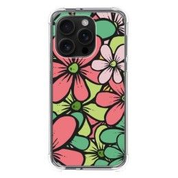 Funda Silicona Antigolpes para Iphone 16 Pro (6.3) diseño Flores 02 Dibujos