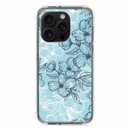 Funda Silicona Antigolpes para Iphone 16 Pro (6.3) diseño Flores 03 Dibujos