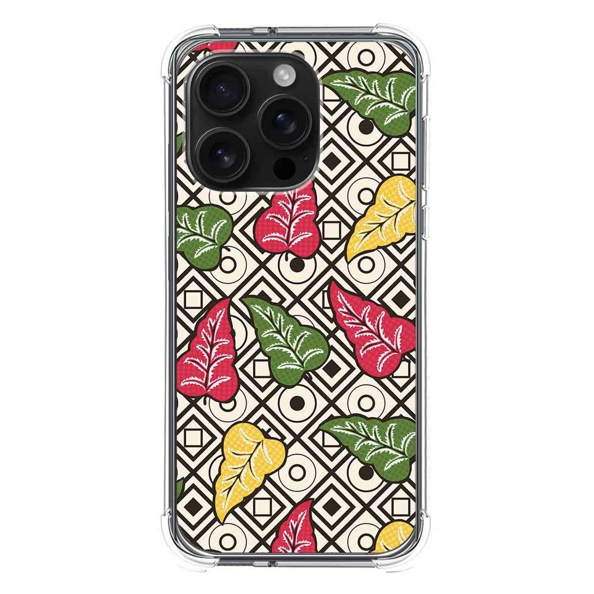 Funda Silicona Antigolpes para Iphone 16 Pro (6.3) diseño Flores 11 Dibujos