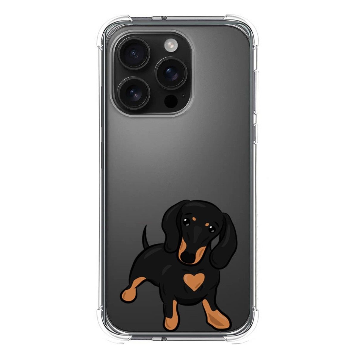 Funda Silicona Antigolpes para Iphone 16 Pro (6.3) diseño Perros 04 Dibujos