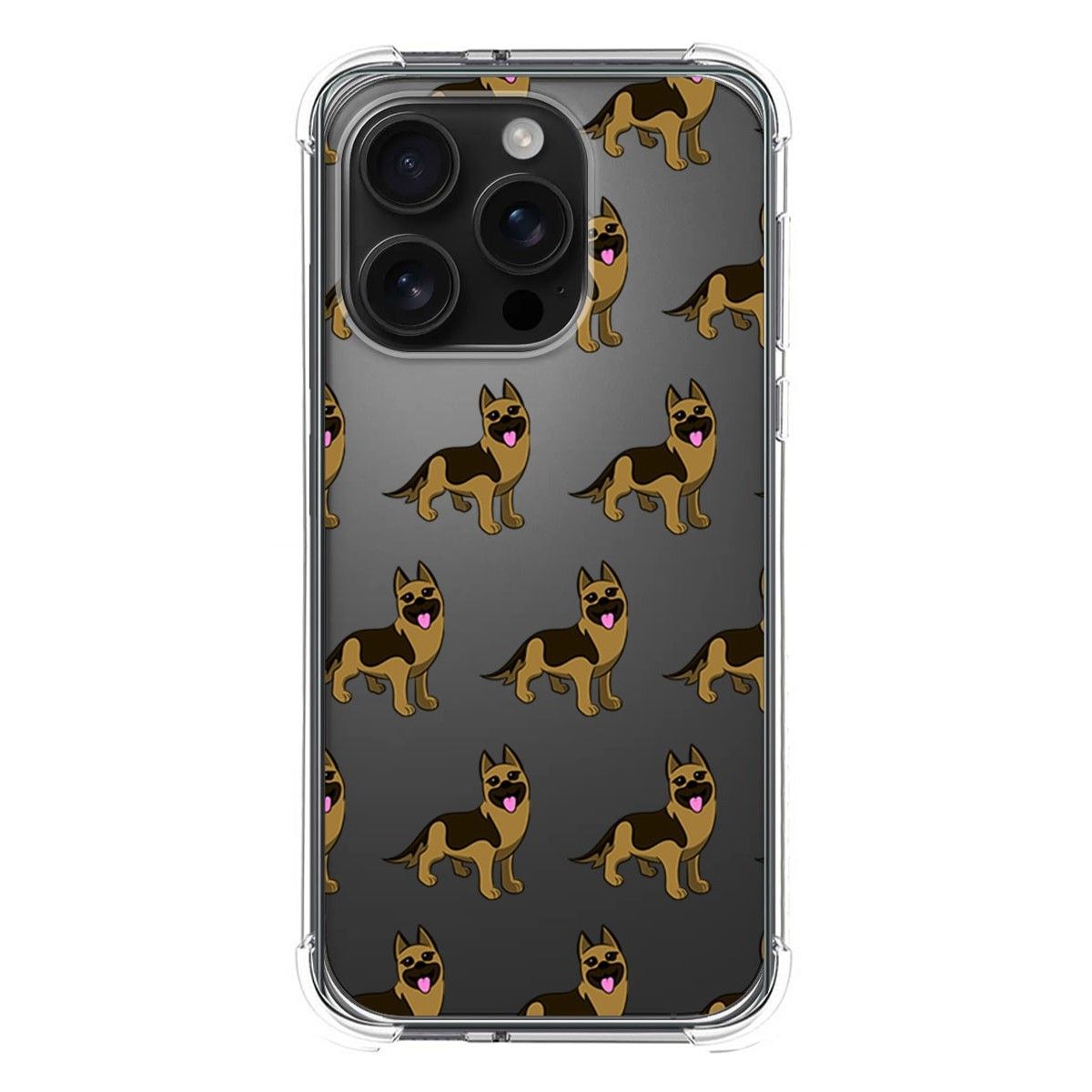 Funda Silicona Antigolpes para Iphone 16 Pro (6.3) diseño Perros 09 Dibujos