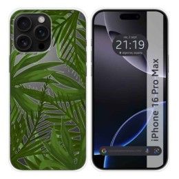 Funda Silicona Transparente para Iphone 16 Pro Max (6.9) diseño Jungla Dibujos