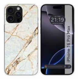 Funda Silicona para Iphone 16 Pro Max (6.9) diseño Mármol 13 Dibujos