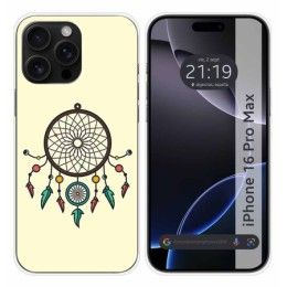 Funda Silicona para Iphone 16 Pro Max (6.9) diseño Atrapasueños Dibujos