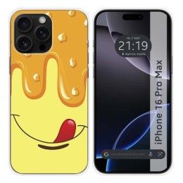 Funda Silicona para Iphone 16 Pro Max (6.9) diseño Helado Vainilla Dibujos