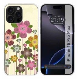 Funda Silicona para Iphone 16 Pro Max (6.9) diseño Primavera En Flor Dibujos