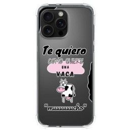 Funda Silicona Antigolpes para Iphone 16 Pro Max (6.9) diseño Vaca Dibujos