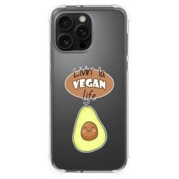 Funda Silicona Antigolpes para Iphone 16 Pro Max (6.9) diseño Vegan Life Dibujos