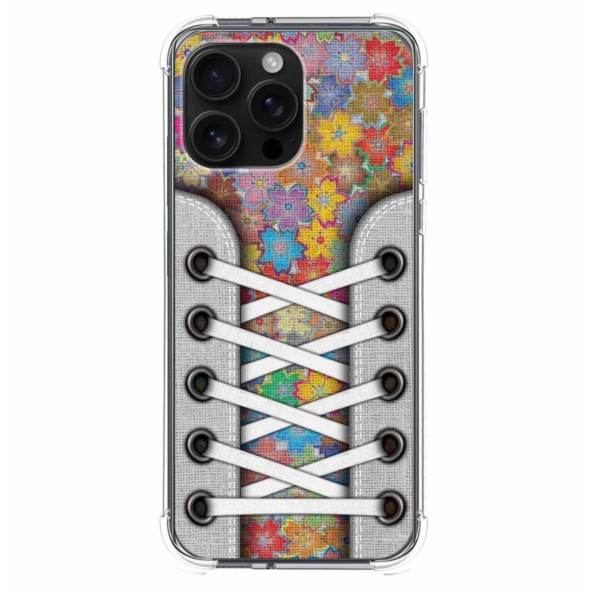 Funda Silicona Antigolpes para Iphone 16 Pro Max (6.9) diseño Zapatillas 05 Dibujos