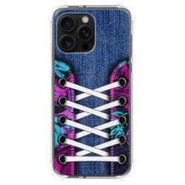 Funda Silicona Antigolpes para Iphone 16 Pro Max (6.9) diseño Zapatillas 06 Dibujos