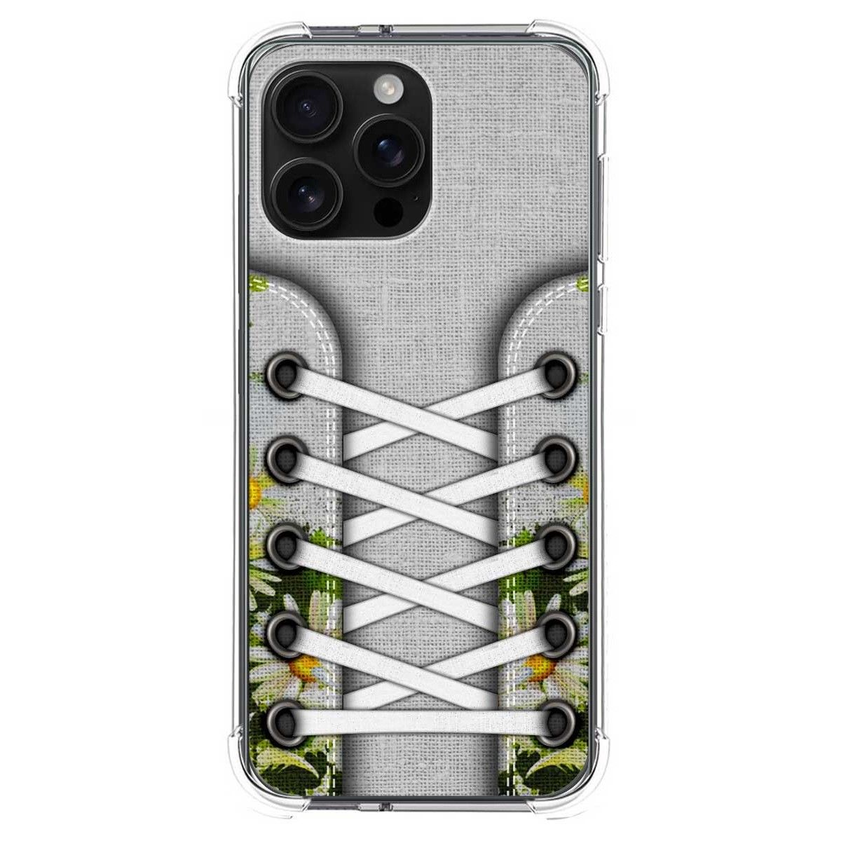 Funda Silicona Antigolpes para Iphone 16 Pro Max (6.9) diseño Zapatillas 08 Dibujos