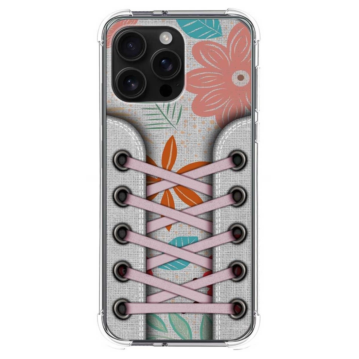 Funda Silicona Antigolpes para Iphone 16 Pro Max (6.9) diseño Zapatillas 09 Dibujos