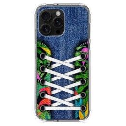 Funda Silicona Antigolpes para Iphone 16 Pro Max (6.9) diseño Zapatillas 13 Dibujos