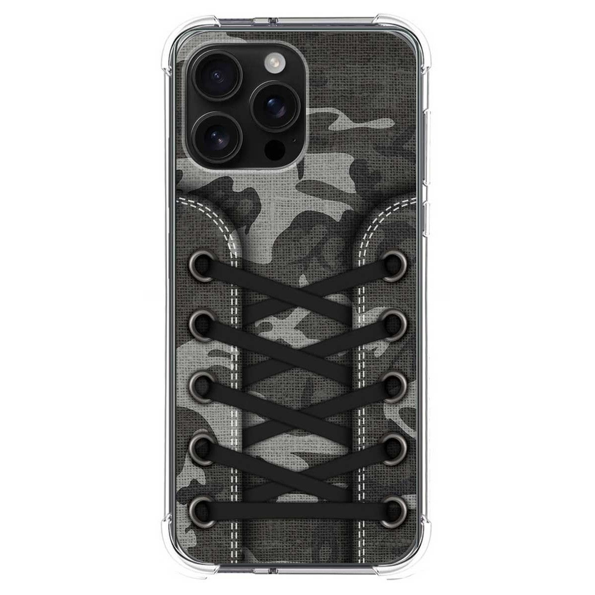 Funda Silicona Antigolpes para Iphone 16 Pro Max (6.9) diseño Zapatillas 15 Dibujos