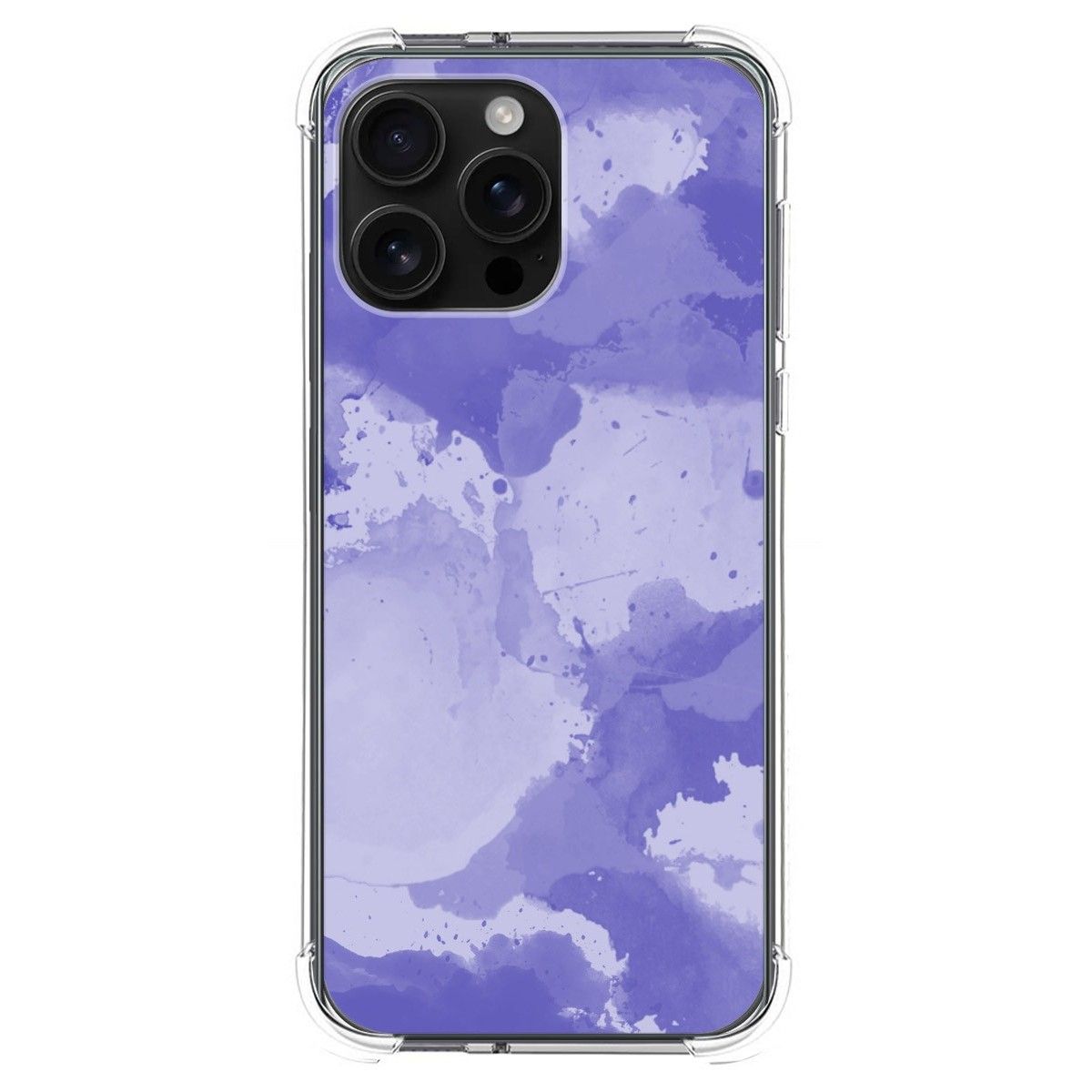 Funda Silicona Antigolpes para Iphone 16 Pro Max (6.9) diseño Acuarela 01 Dibujos